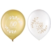 Happy 50th Anniversary Latex Balloons