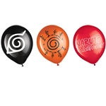 Naruto 12" Latex Balloons - 6 Count