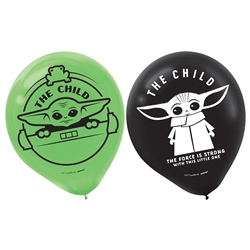 The Child Latex Balloons - 6 Count