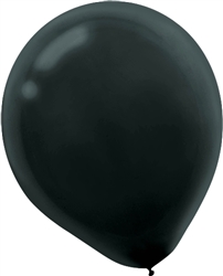 Black 5 Inch Latex Balloons - 50 Count