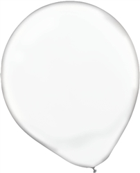 Clear 5 Inch Latex Balloons - 50 Count