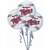 TWINS MYLAR BALLOONS - 3 PACK