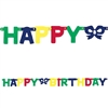 Happy Birthday Letter Banner - Primary Color