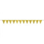 CREATE YOUR OWN GOLD PENNANT FOR BALLOONS