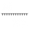 CREATE YOUR OWN SILVER SMALL PENNANT FOR BALLOONS