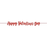 Valentine's Day Glitter Ribbon Letter Banner
