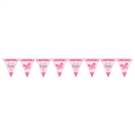 Welcome Little One Girl Pennant