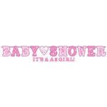 Shower with Love Girl Banner Co