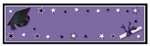 Purple Personalized Graduation Banner