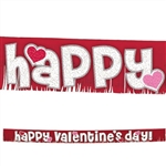 VALENTINE GLITTER FRINGE BANNER