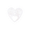 White Heart Doilies 3.5 inches