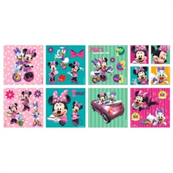 DISNEY MINNIE MOUSE SQUARE STICKERS