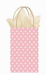 LT PINK DOTS CUB BAG