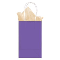 Purple Small Kraft Bag