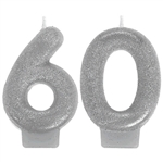 Sparkling Celebration 60 Number Candles