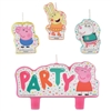 Peppa Pig Confetti Party Birthday Candle Set