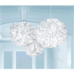 SNOWFLAKE FLUFFY DECORATIONS