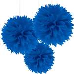 Fluffy Royal Blue Decorations