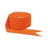 Orange 81 Feet Crepe Paper Streamer