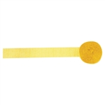 Yellow Sunshine 81 Feet Crepe Paper Streamer