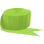 Kiwi Green 81 Feet Crepe Paper Streamer