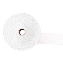 White 500 Feet Crepe Paper Streamer Roll