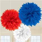 Patriotic Fluffy Decorations