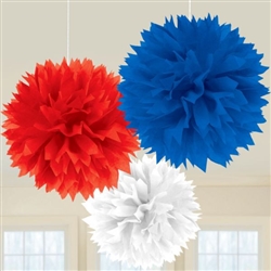 Patriotic Fluffy Decorations