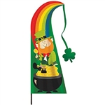 St. Patrick's Day Yard Stake Flag Banner