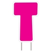 Letter T - Pink Yard Sign