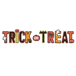 Trick Or Treat Yard Stakes Sign