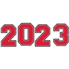 2023 Giant Year Numbers Yard Stake - Red