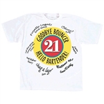 21ST BIRTHDAY AUTOGRAPH T-SHIRT