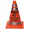 40th Birthday Construction Cone