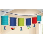 All Aboard Boy Paper Lantern Garland