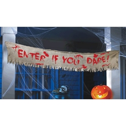 CREEPY CARNIVAL BANNER CLOTH