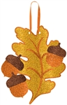 Fall Leaf and Acorns Hanging Decoration