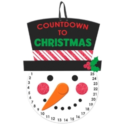 Christmas Countdown Medium Hanging Sign