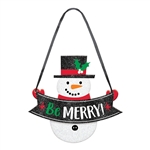 Snowman Be Merry Mini Sign