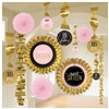 Blush Sweet Sixteen Paper/Foil Party Hanging Decorations