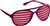 Burgundy Shutter Shades