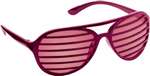 Burgundy Shutter Shades