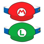 Super Mario Brothers Paper Hats