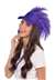 Purple Spiked Visor Hat