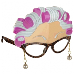 Old Lady Fun Shades Novelty Glasses
