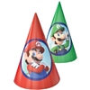 Super Mario Bros Party Cone Hats