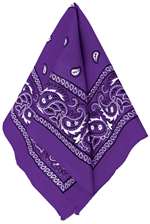 Purple Bandana