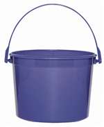 PLASTIC BUCKET WITH HANDLE - PURPLE