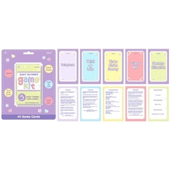 Baby Shower Card Kit Games