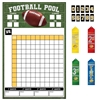 Football Pool Game With Award Ribbons